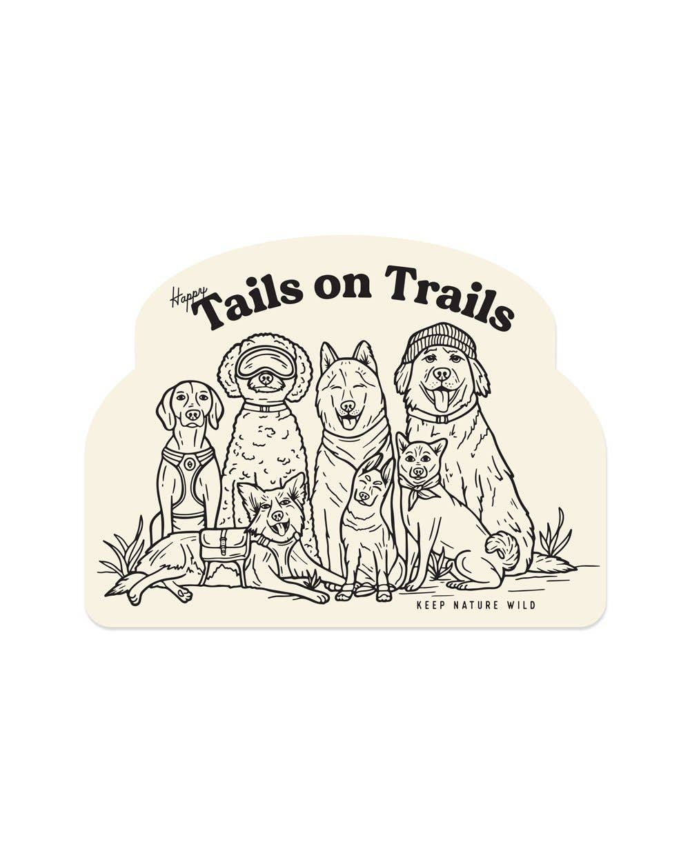 Happy Tails Sticker