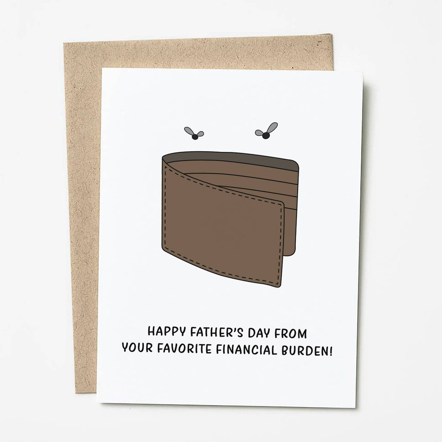 Financial Burden Father's Day Card