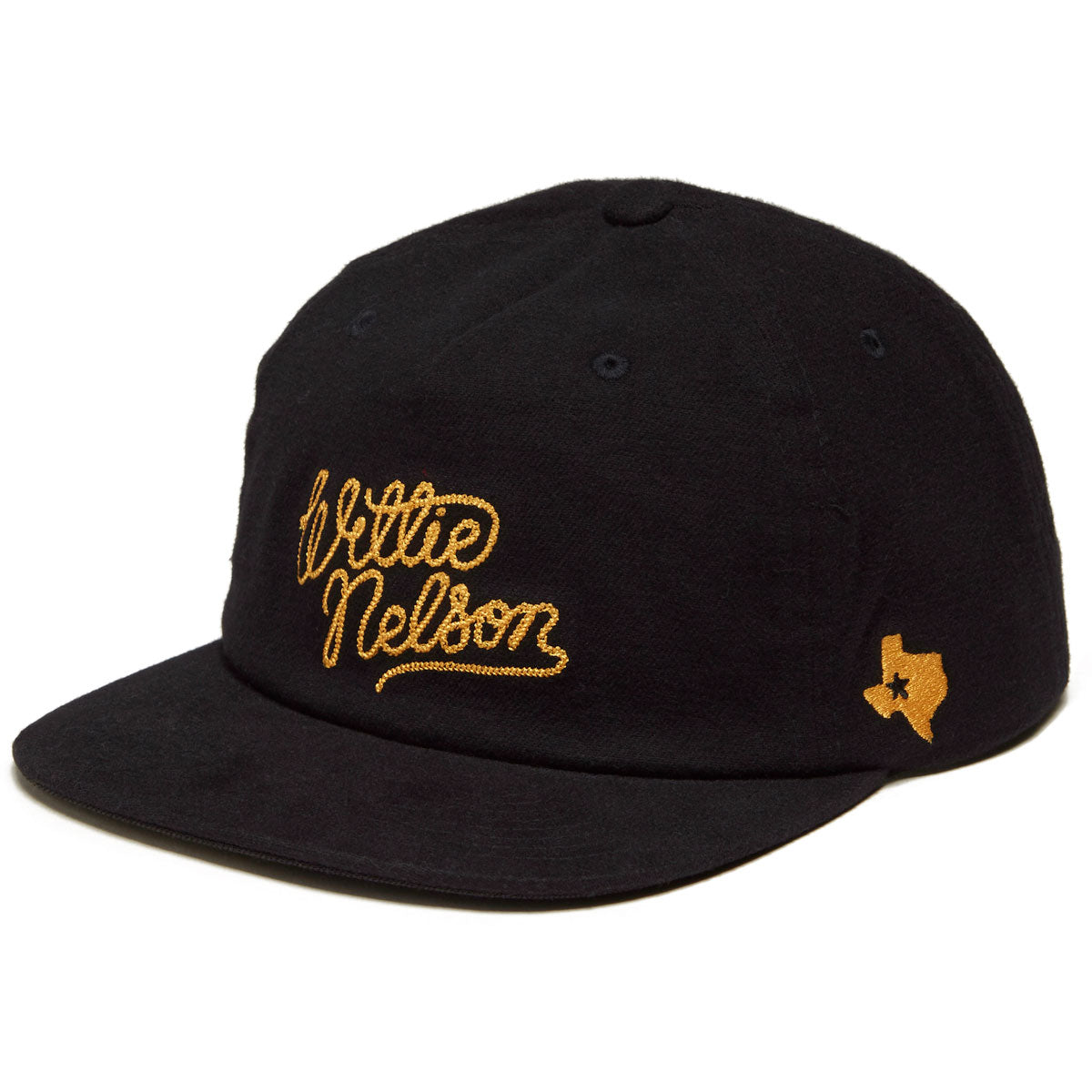 Willie Nelson Snapback - Black