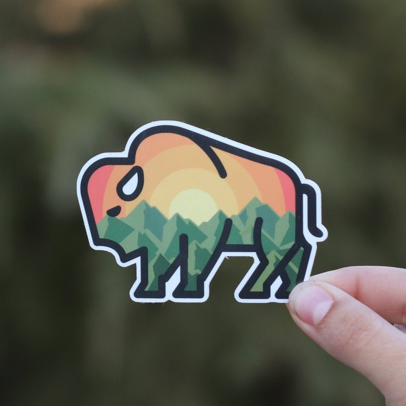 Wild Bison Sticker