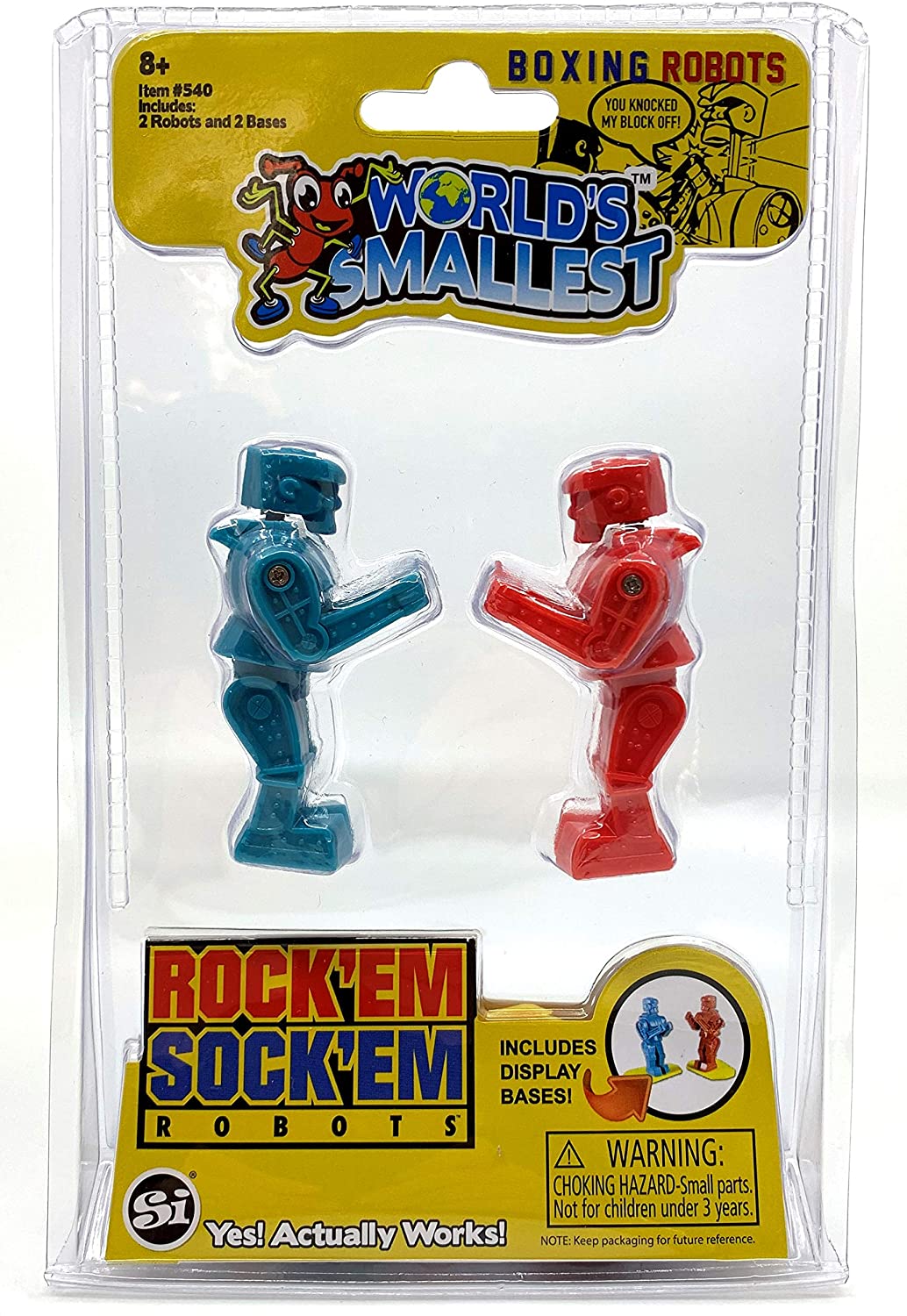 World's Smallest Rock 'Em Sock 'Em Robots