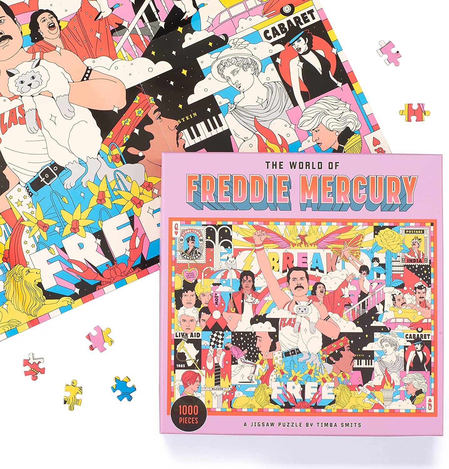 The World of Freddie Mercury 1000pc Puzzle