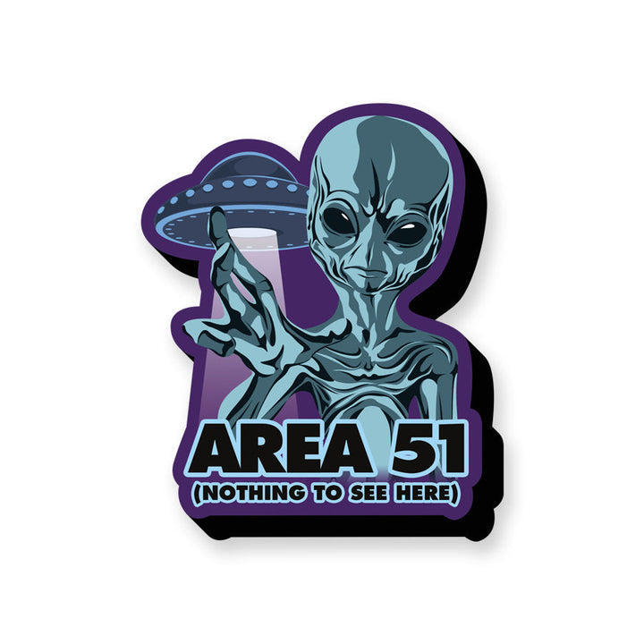 Area 51 Nothing To See Magnet