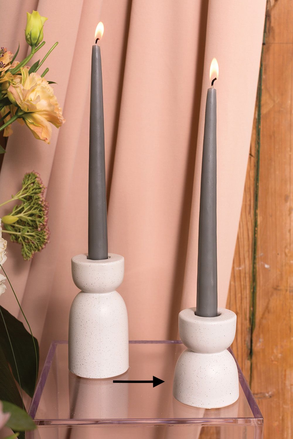 Sabi Candlestick Holder 2.75"x 3.25"
