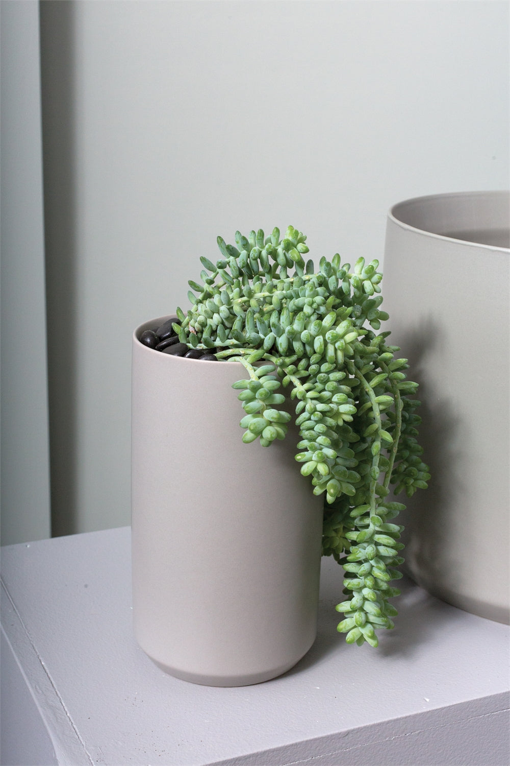 Grey Kendall Vase 4.5"x 8"