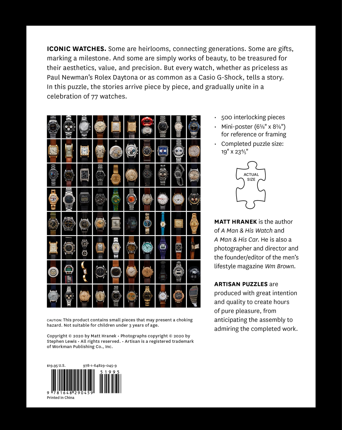 Iconic Watches 500pc Puzzle