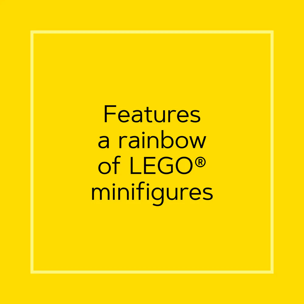 Minifigure Rainbow Lego Puzzle
