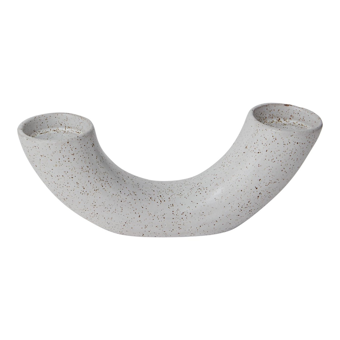 White Esso Vase 8.25"x 2"x 3"