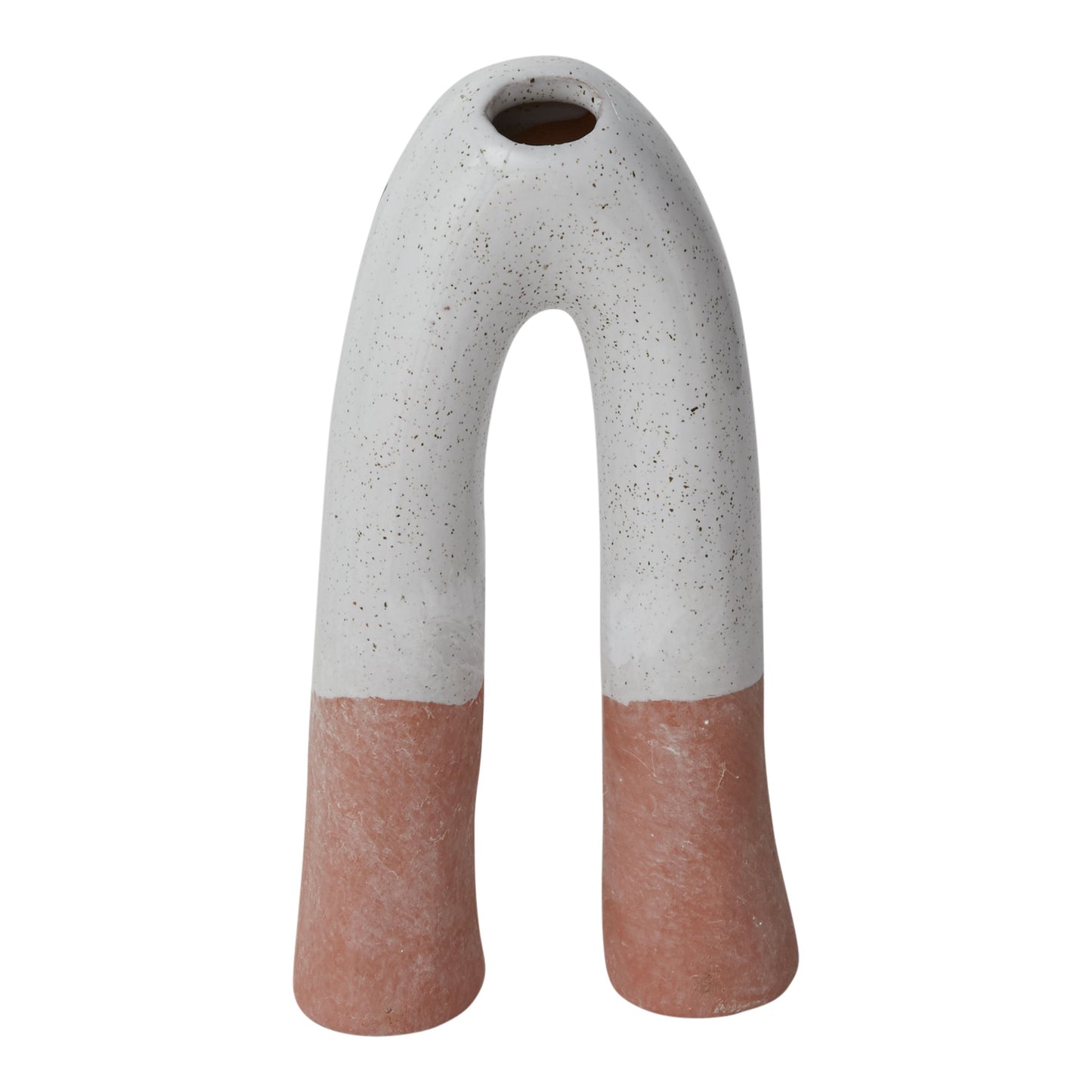 White Esso Vase 3.5"x 1.5"x 7"