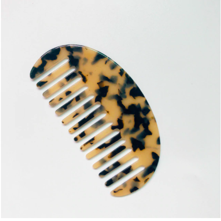 Curved Comb - Pale Tortie
