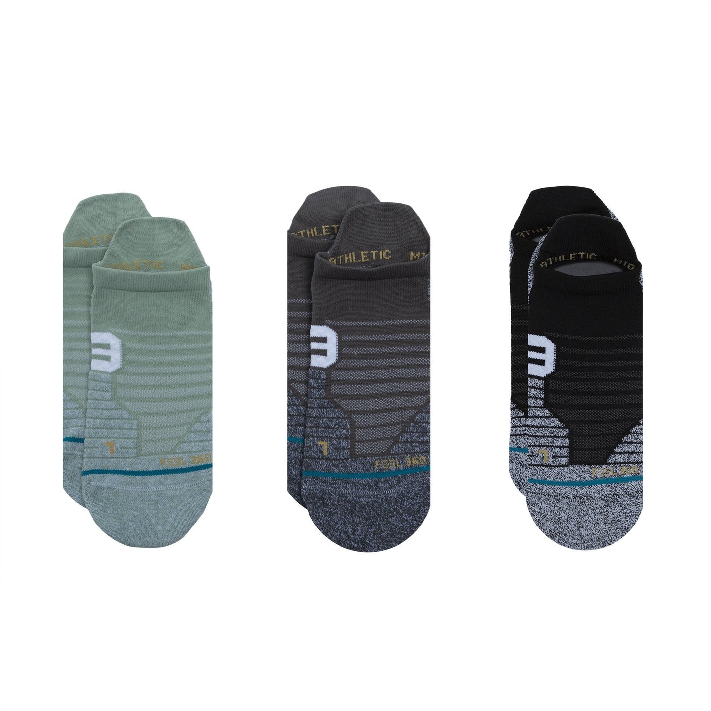 Versa Tab 3 Pack Socks - Multi - MD