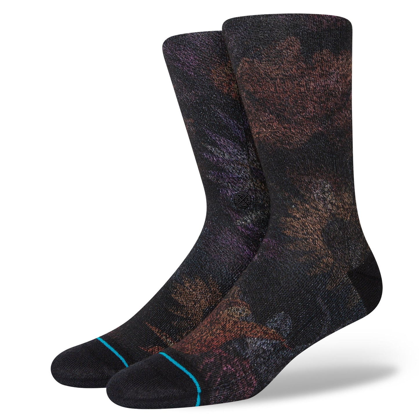 Ladin Crew Socks - Black - LG