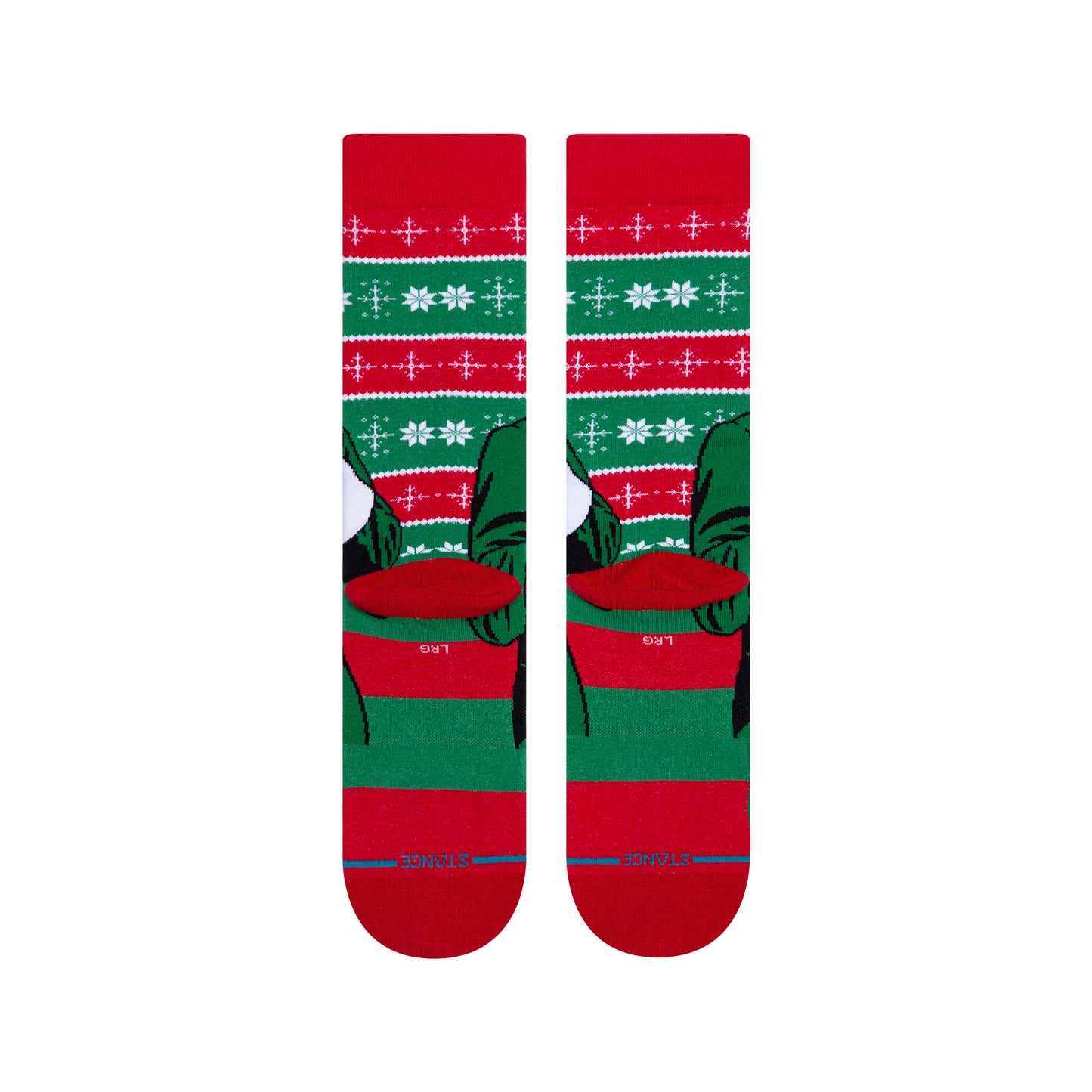 Elf Cold Outside Crew Socks - Large