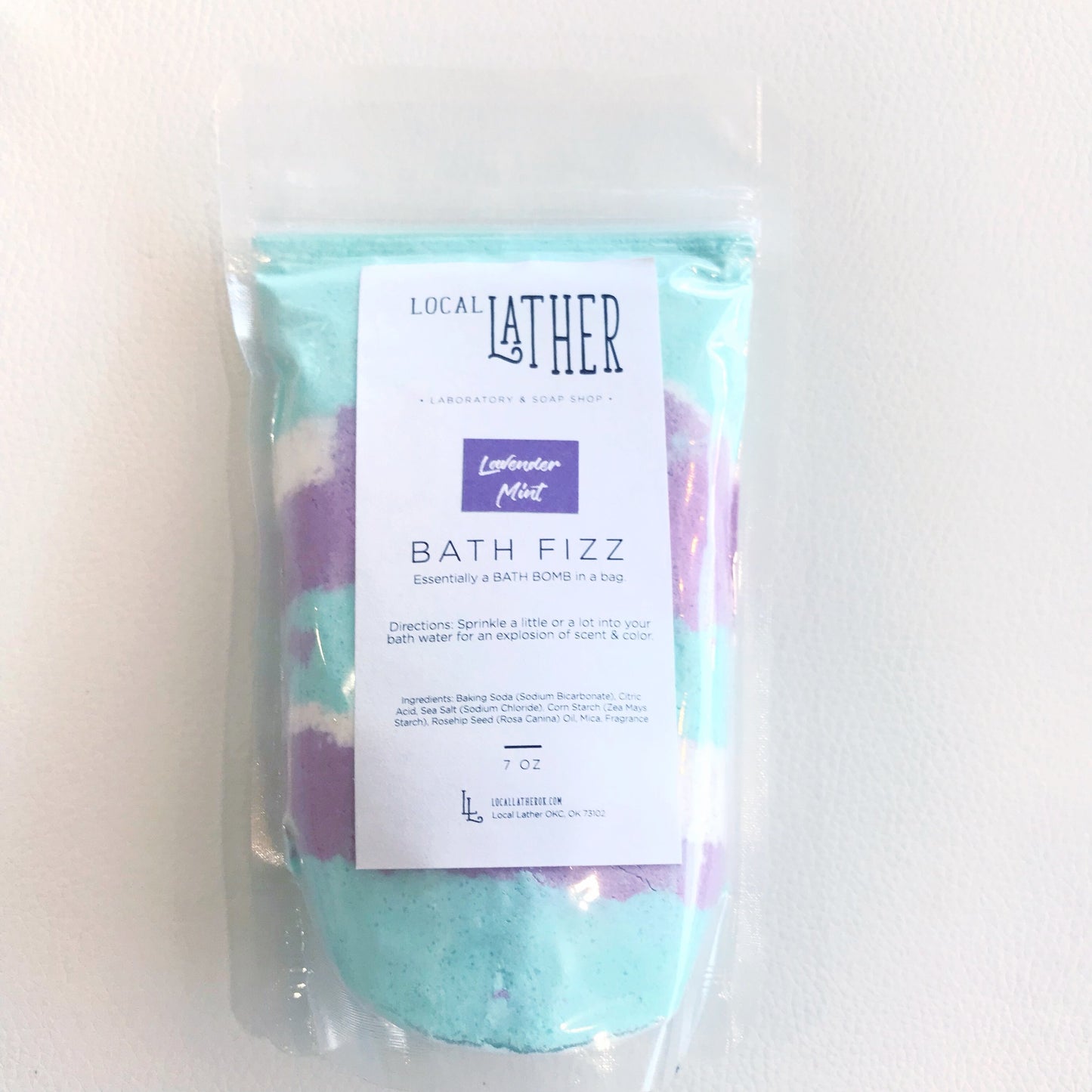 Lavender Mint Bath Fizz