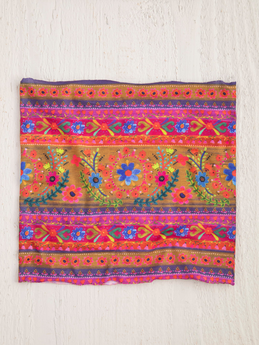 Natural Life Half Bandeau - Multi Border