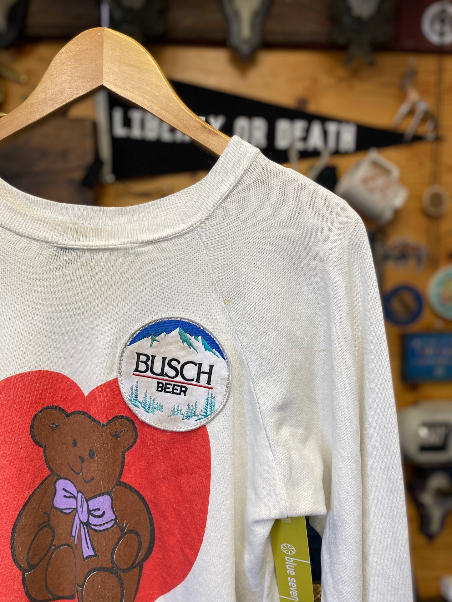 Vintage Busch Beer Bear Sweatshirt