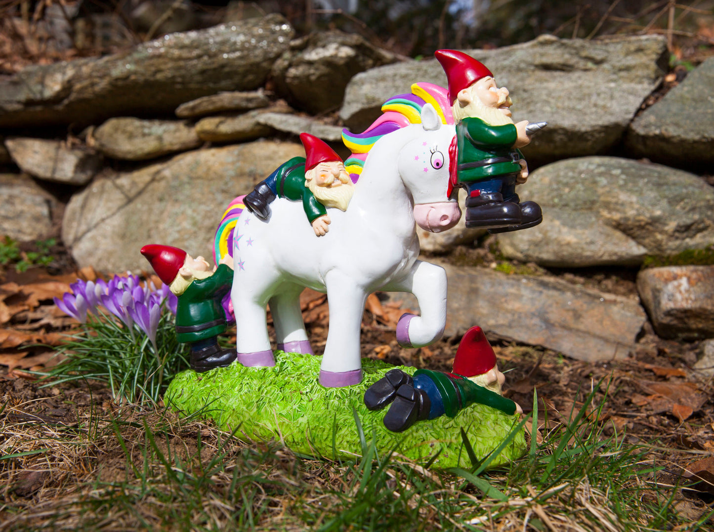 The Unicorn Attack Garden Gnome