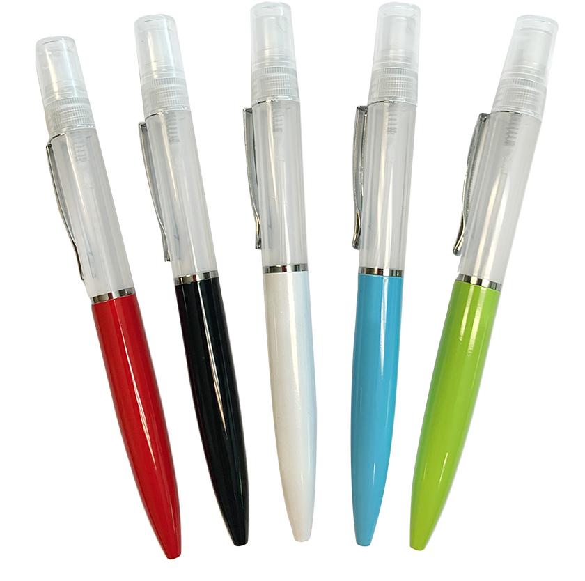 Ball Point Pen w/ Spray Pump Asstd