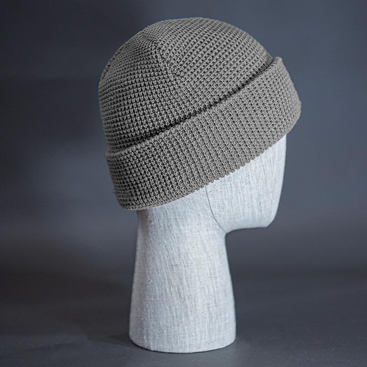 Waffle Beanie - Heather Grey