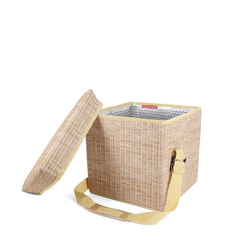 Wicker Picnic Cooler Seat