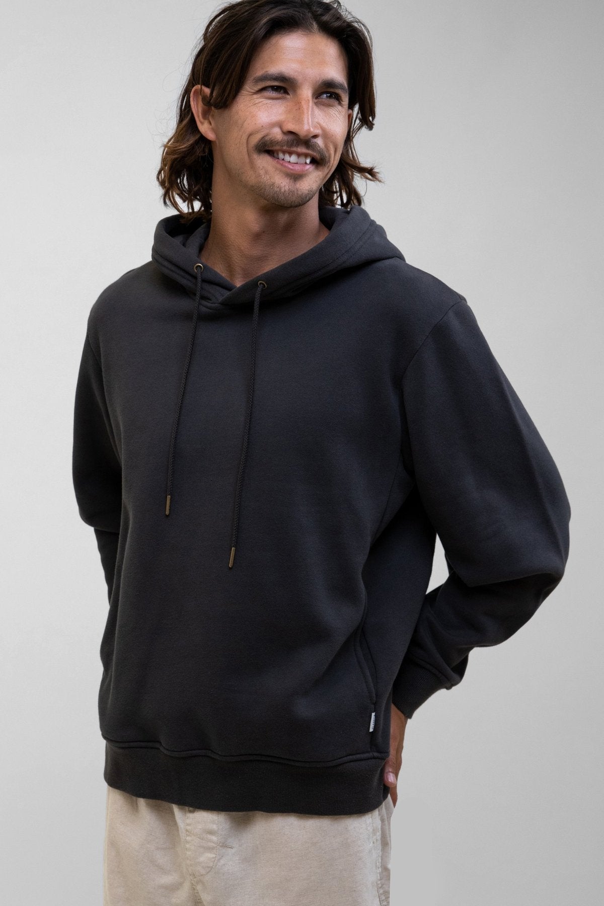 Classic Fleece Hood - Vintage Black