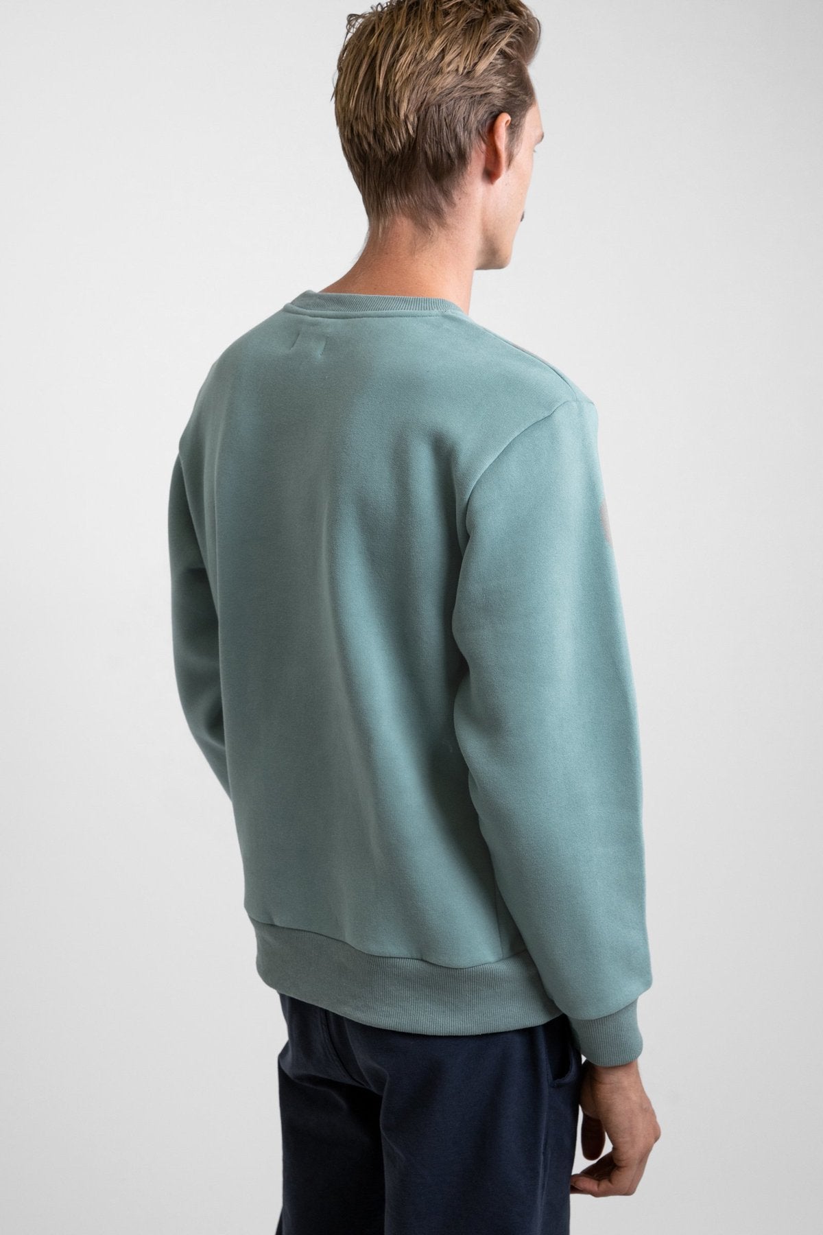 Classic Fleece Crew - Eucalyptus