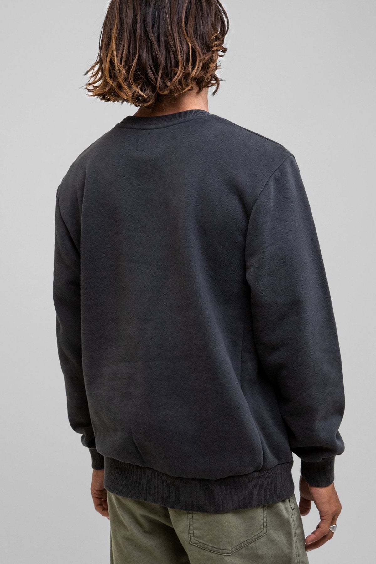 Classic Fleece Crew - Vintage Black