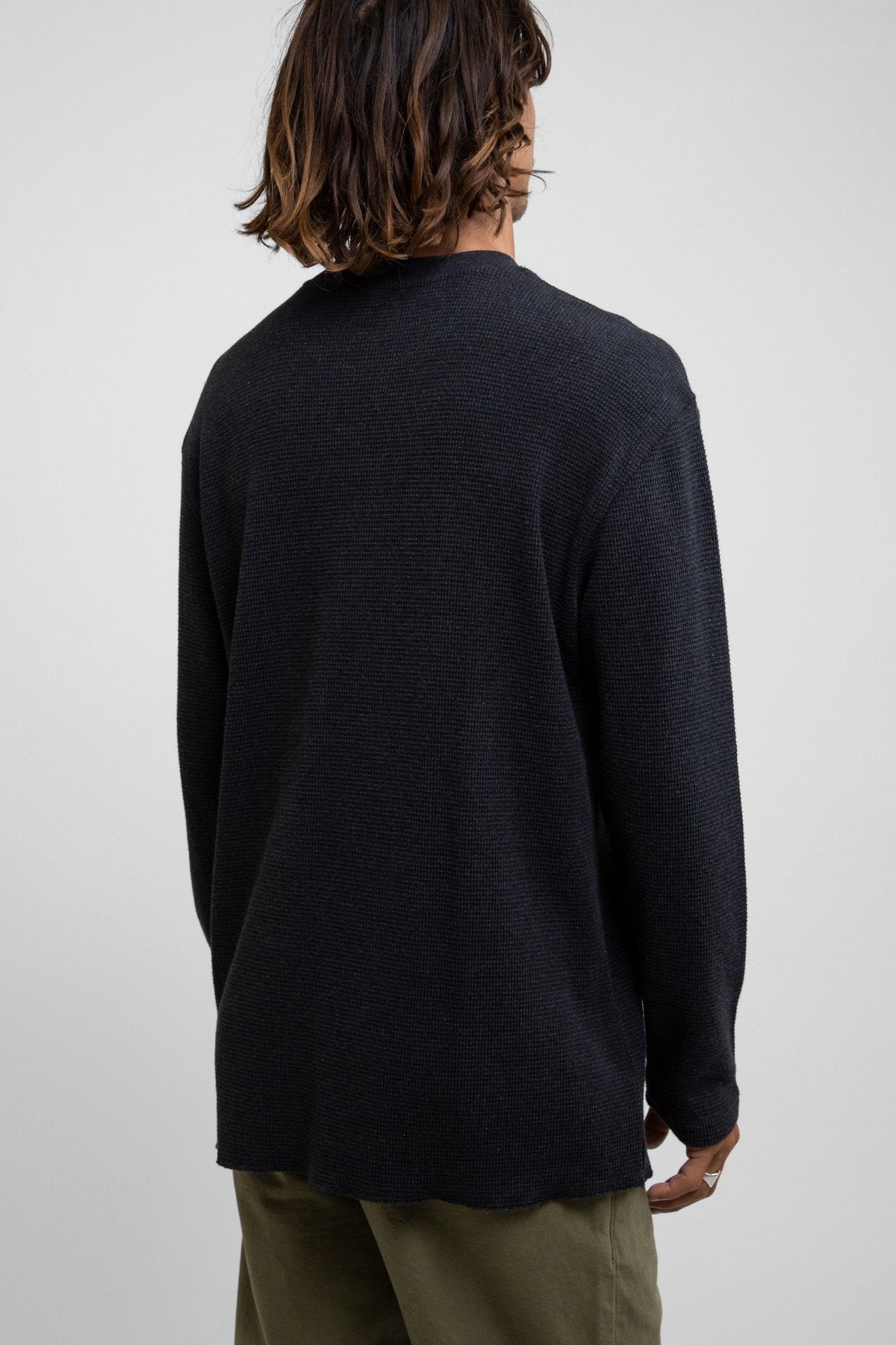Classic Waffle Knit - Vintage Black