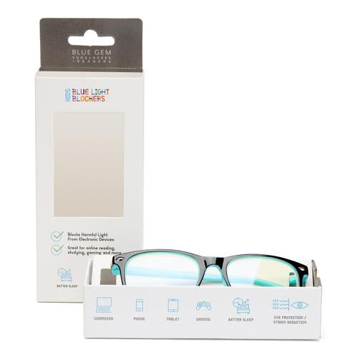 Kid's Blue Light Glasses - Aqua