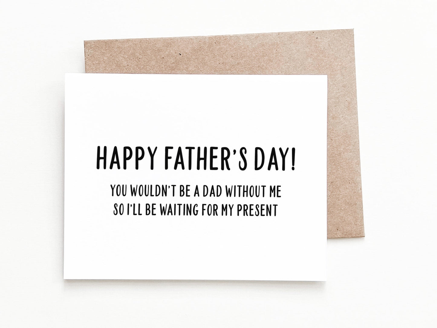 My Present Father's Day Card