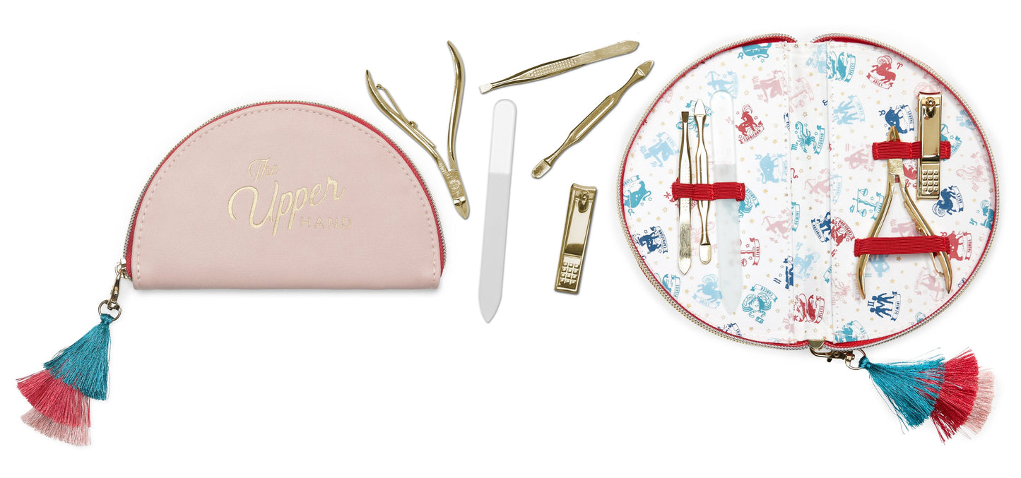 Dusty Pink Upper Hand Vegan Leather Manicure Kit