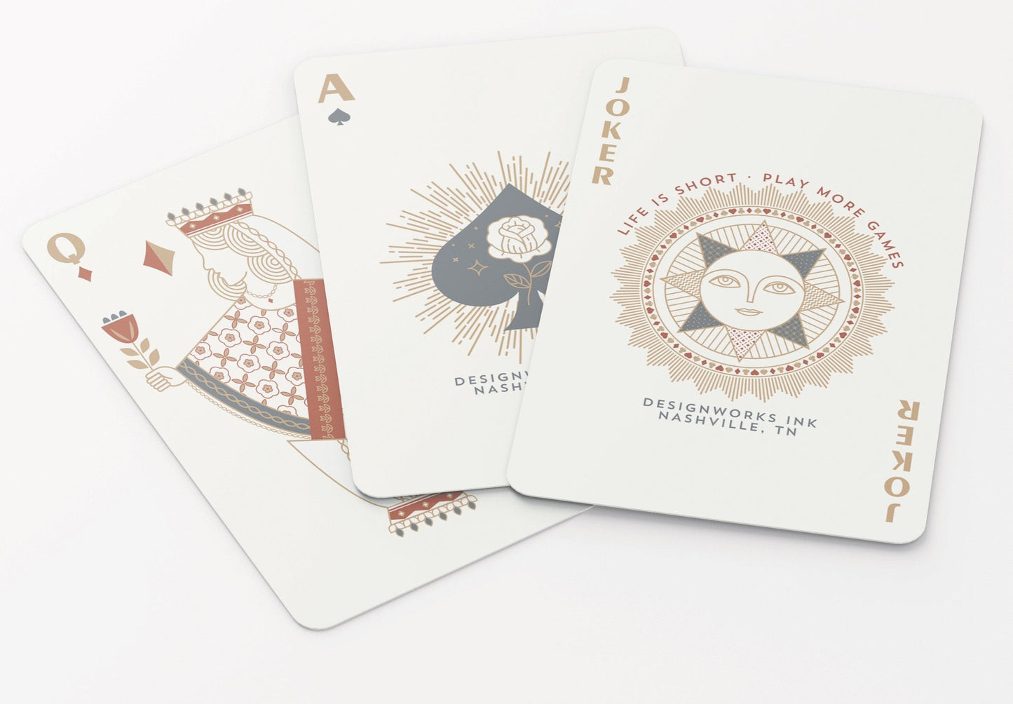 Fortune Favors The Brave Playing Cards