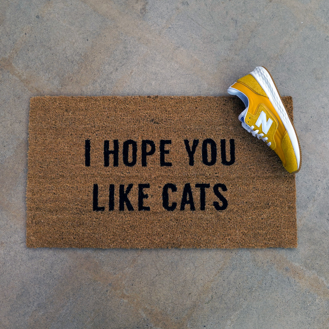 I Hope You Like Cats Doormat