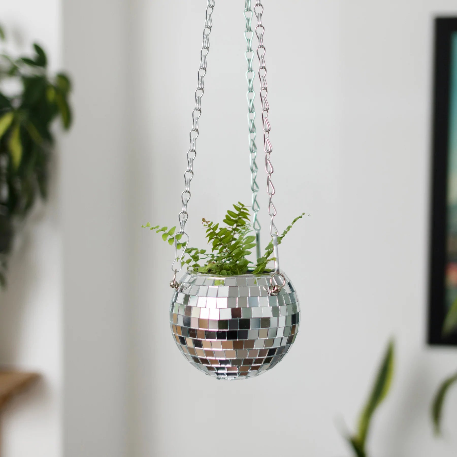 hanging planter ball Disco Ball Hanging 4" – Blue Seven