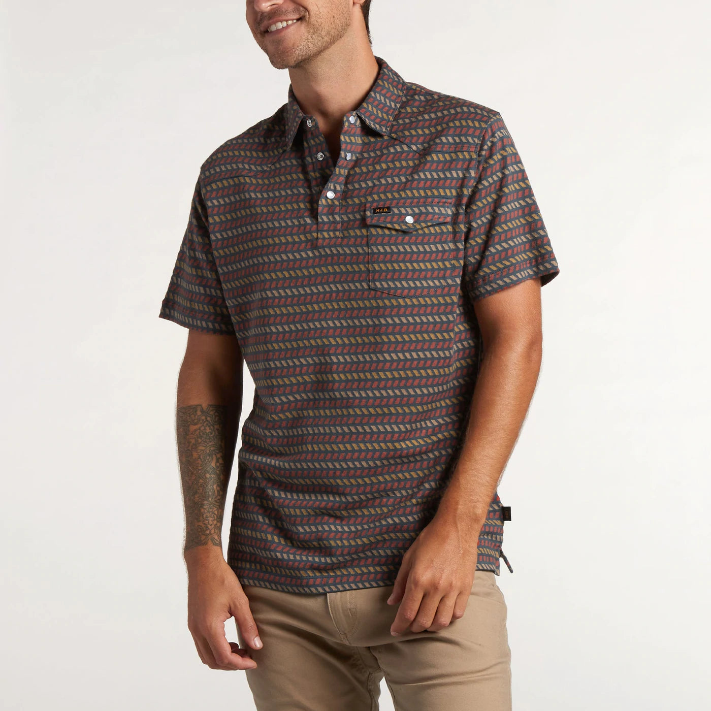 Ranchero Polo - Illusion Jaquard