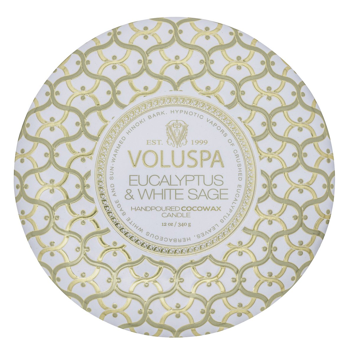 3 Wick Tin Candle - Eucalyptus & White Sage