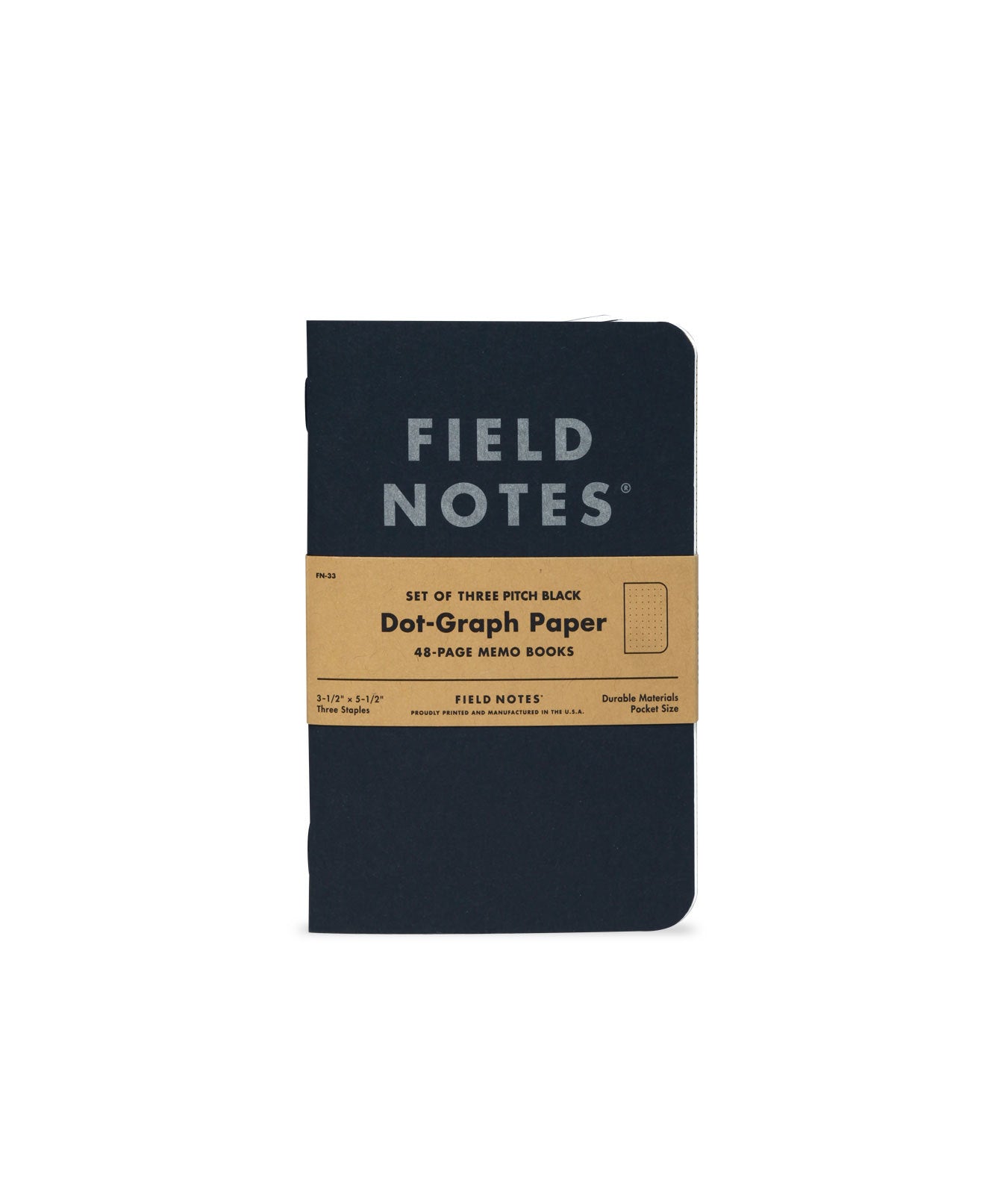 Pitch Black 3-Pack Dotted
