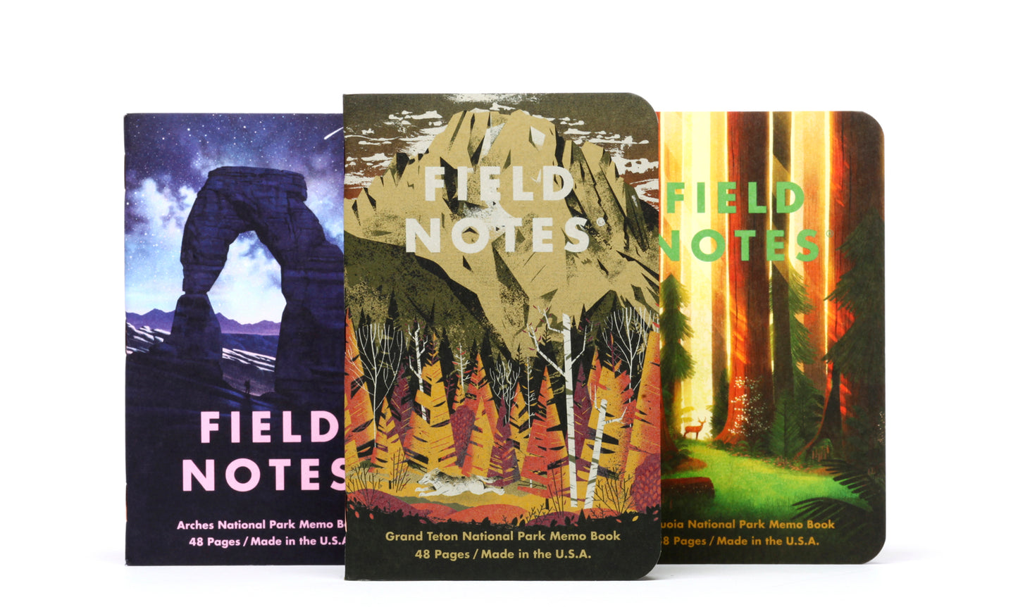 National Parks 3-Pack - Series D: Grand Teton, Arches, Sequoia