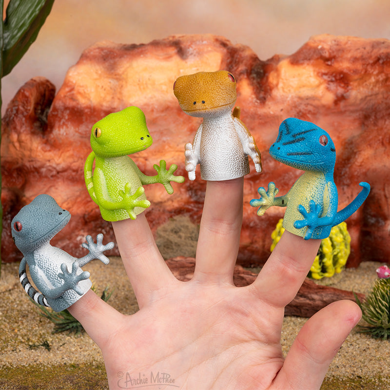 Finger Puppet - Finger Geckos