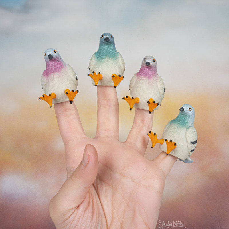 Finger Puppet - Finger Pigeons