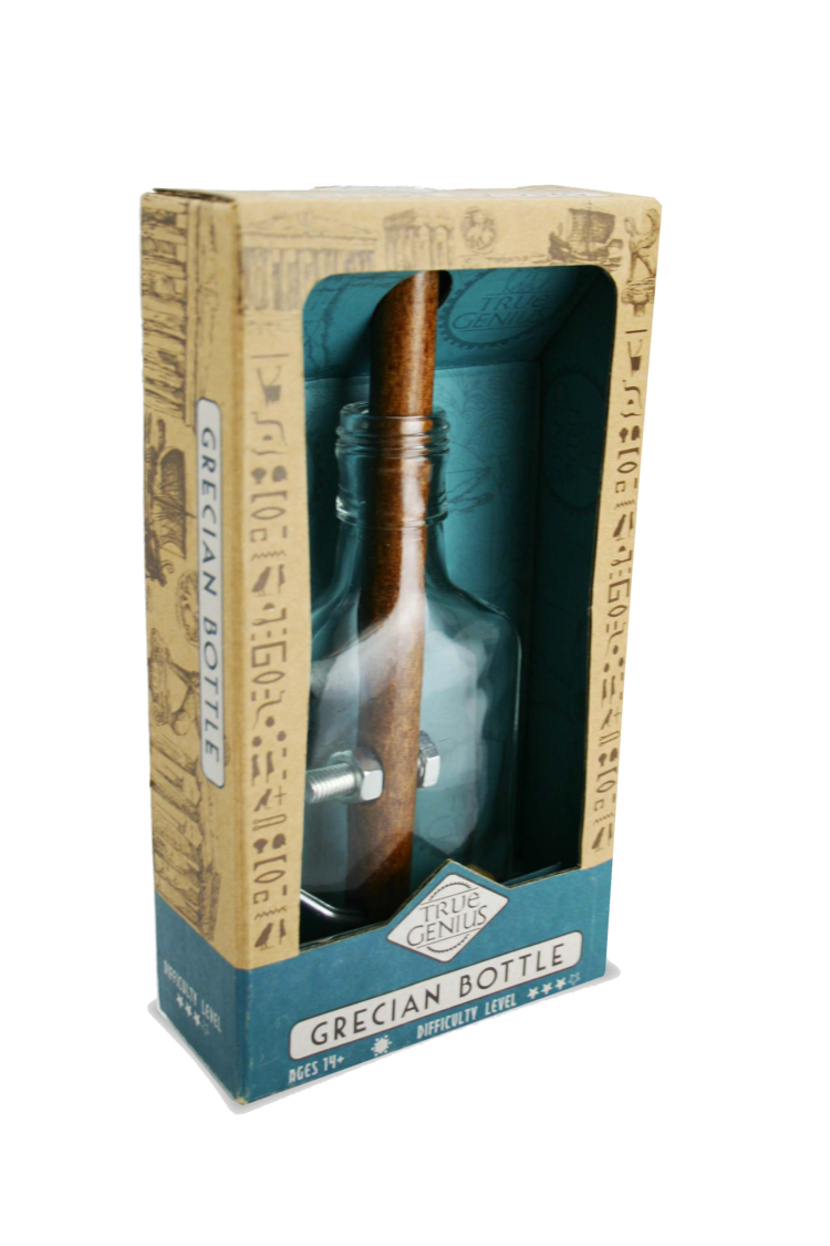 True Genius Grecian Glass Bottle Puzzle