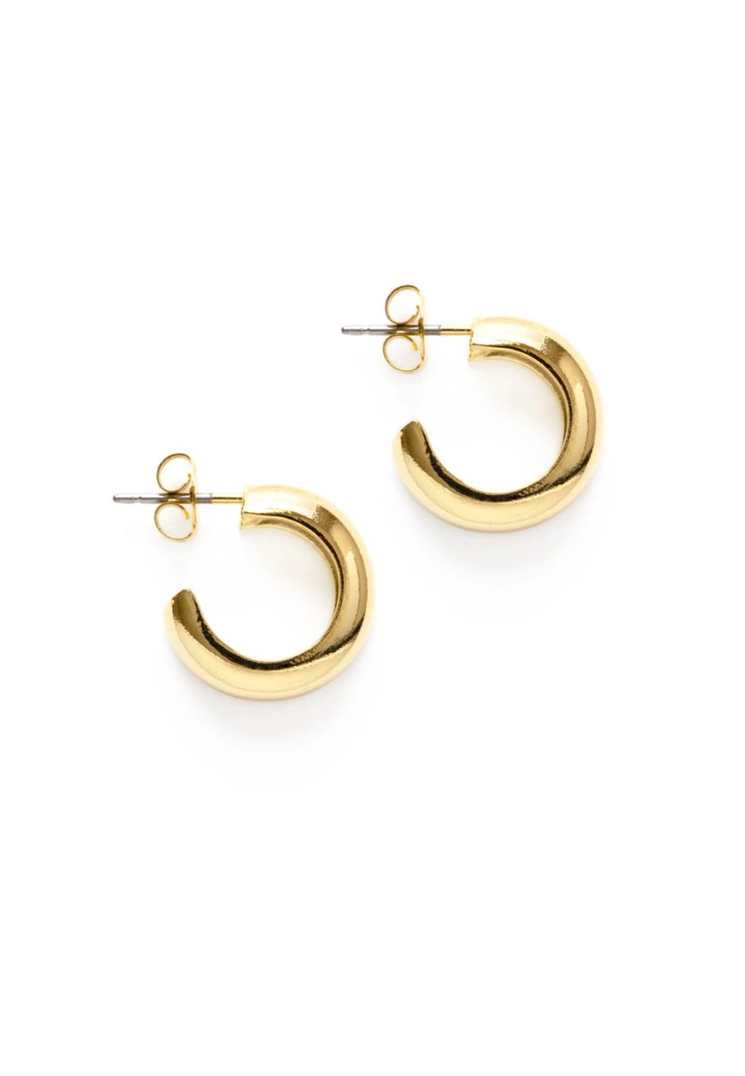 Demure Huggie Hoops