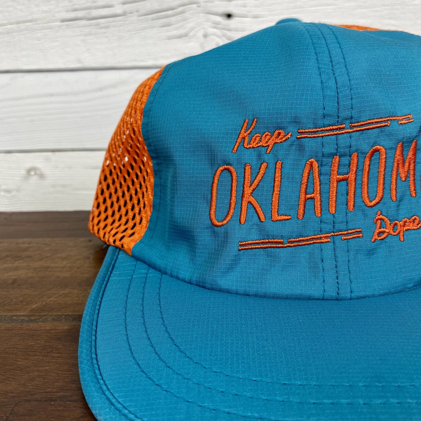 Keep Oklahoma Dope Hat - Teal/Orange