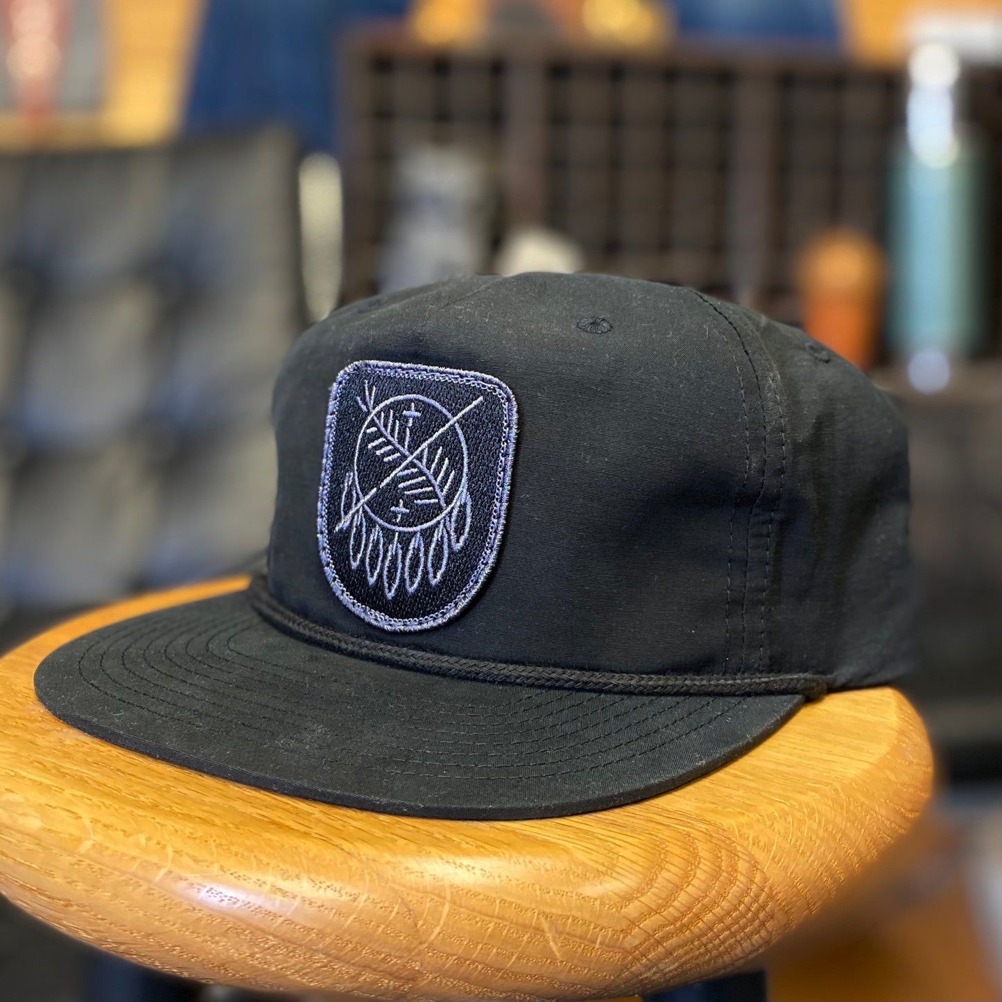 Black Osage Patch On Black Hat