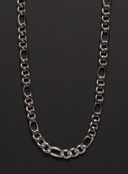 6mm Stainless Steel Figaro Chain