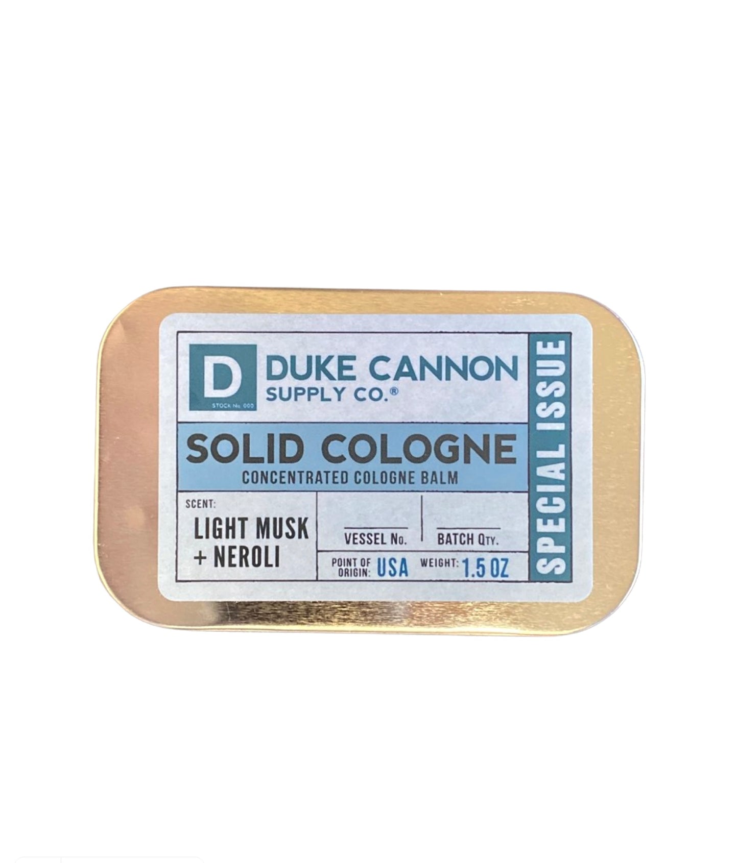 Solid Cologne - Light Musk + Neroli