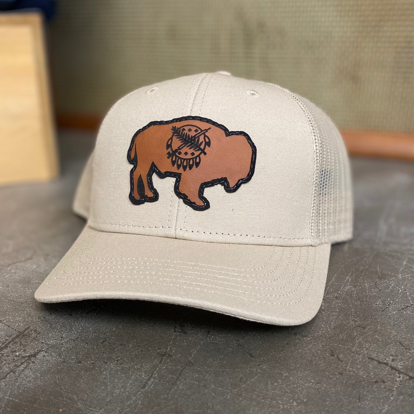 Leather Buffalo - Tan Trucker