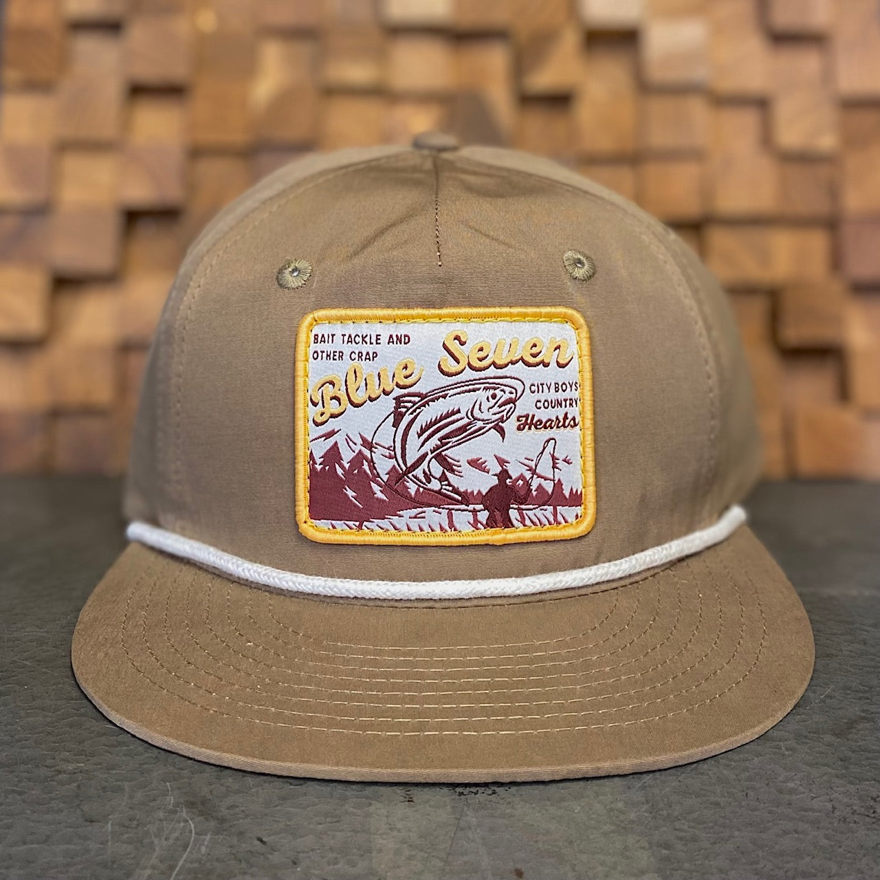 Blue Seven Bait and Crap - Rope Hat