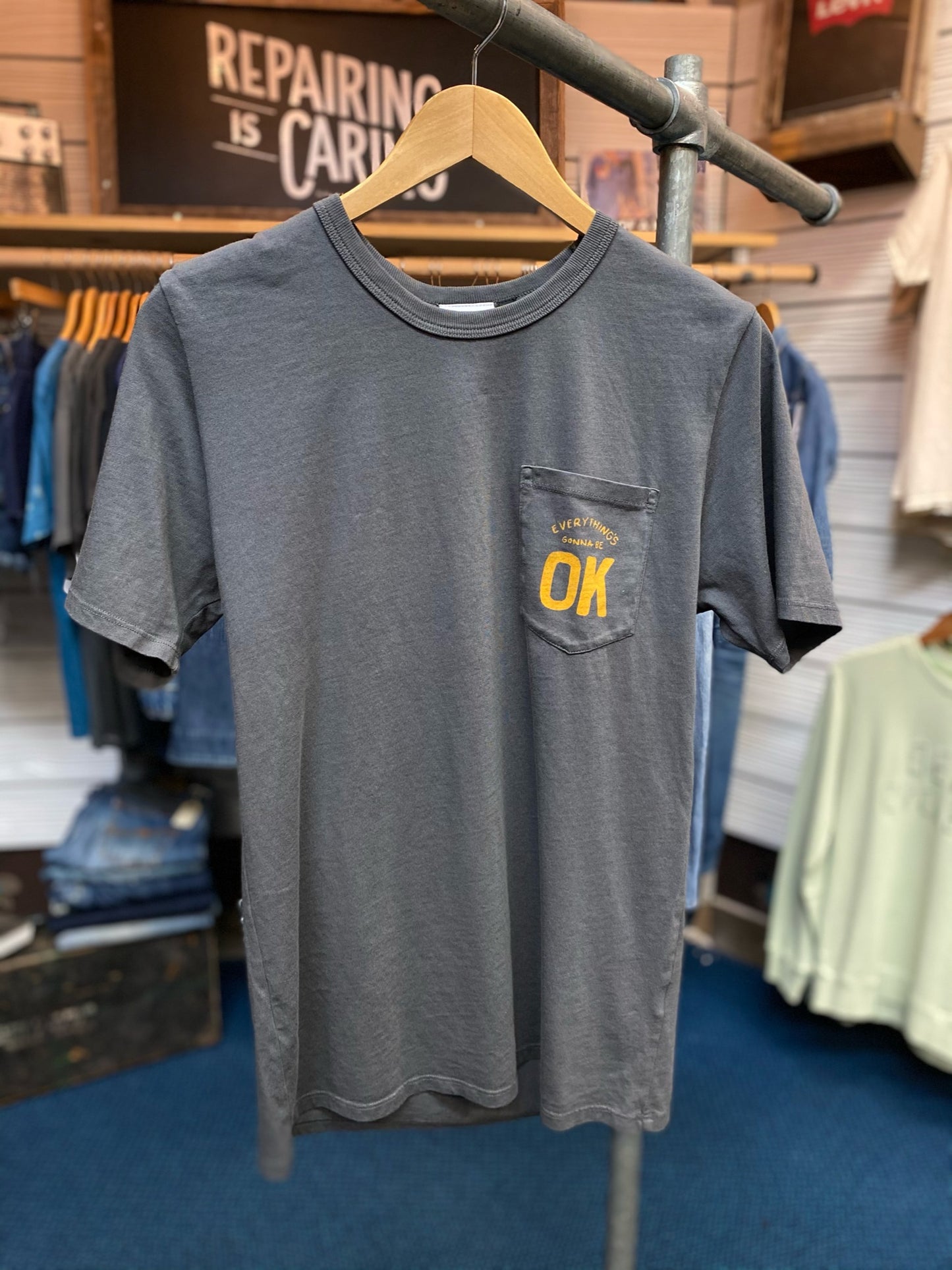 Everything's Gonna Be OK Pocket Tee