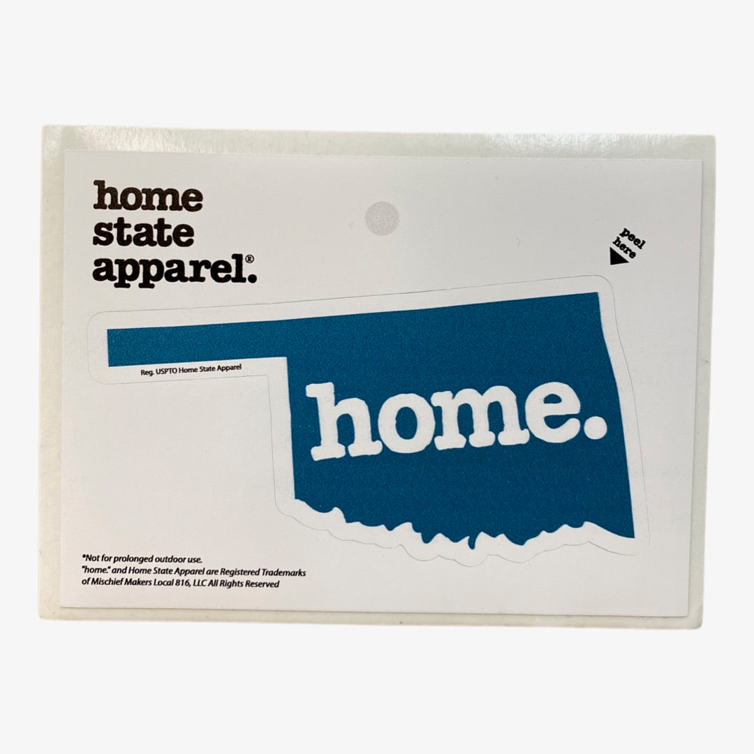 Home. Sticker - Navy